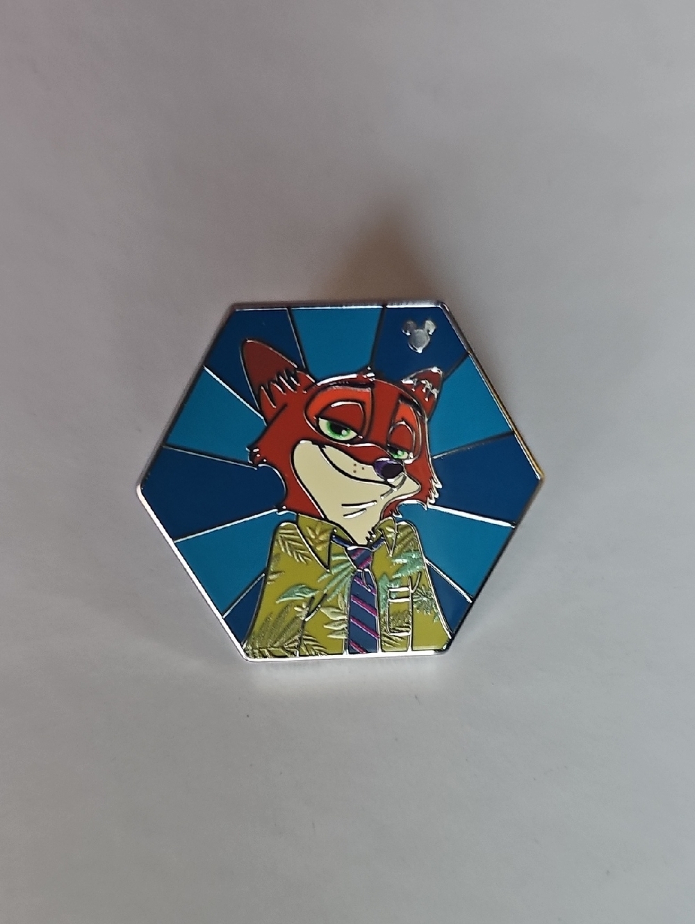 (3/$45) Nick Wilde 2026 Hidden Mickey Wave A Pin